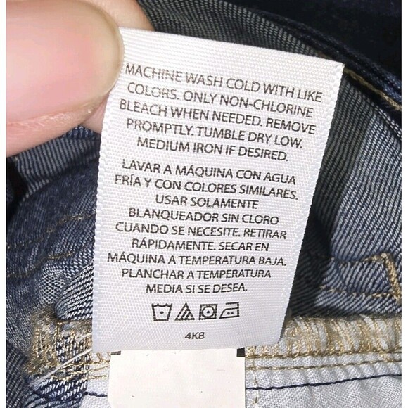 Wonder Nation Slim Girls Size 6 Stretch Denim Blue Jeans (C2) - Picture 3 of 6